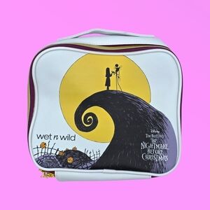 Wet n Wild x Nightmare Before Christmas White Yellow Purple Makeup Bag